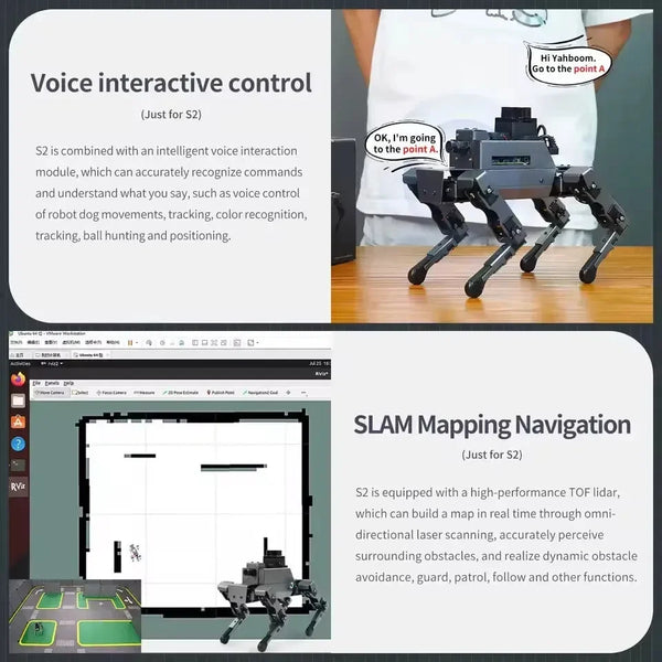 Dogzilla AI Programmable Robot Dog - S1 & S2 Model - Bear Hugs