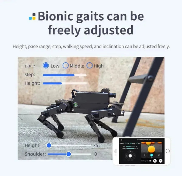 Dogzilla AI Programmable Robot Dog - S1 & S2 Model - Bear Hugs