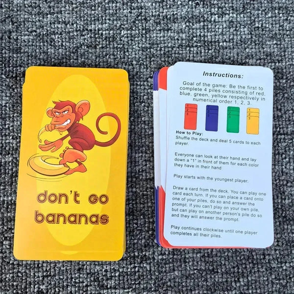 Don't Go Bananas Card Game - Bear Hugs