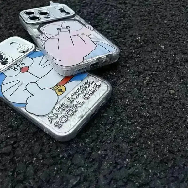 Doraemon Anti-Social Club Phone Case (For iPhones) - Bear Hugs