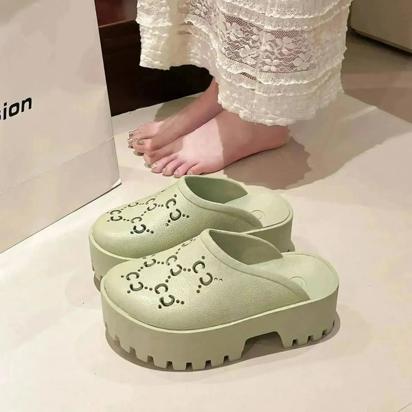 Double G Cross EVA Hole Sandals - Bear Hugs
