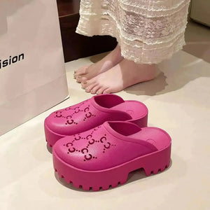 Double G Cross EVA Hole Sandals - Bear Hugs