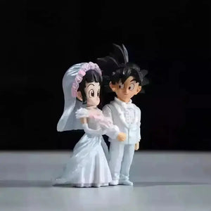 Dragon Ball Z Goku and Chi-Chi Wedding Action Figure (9 cm) - Bear Hugs