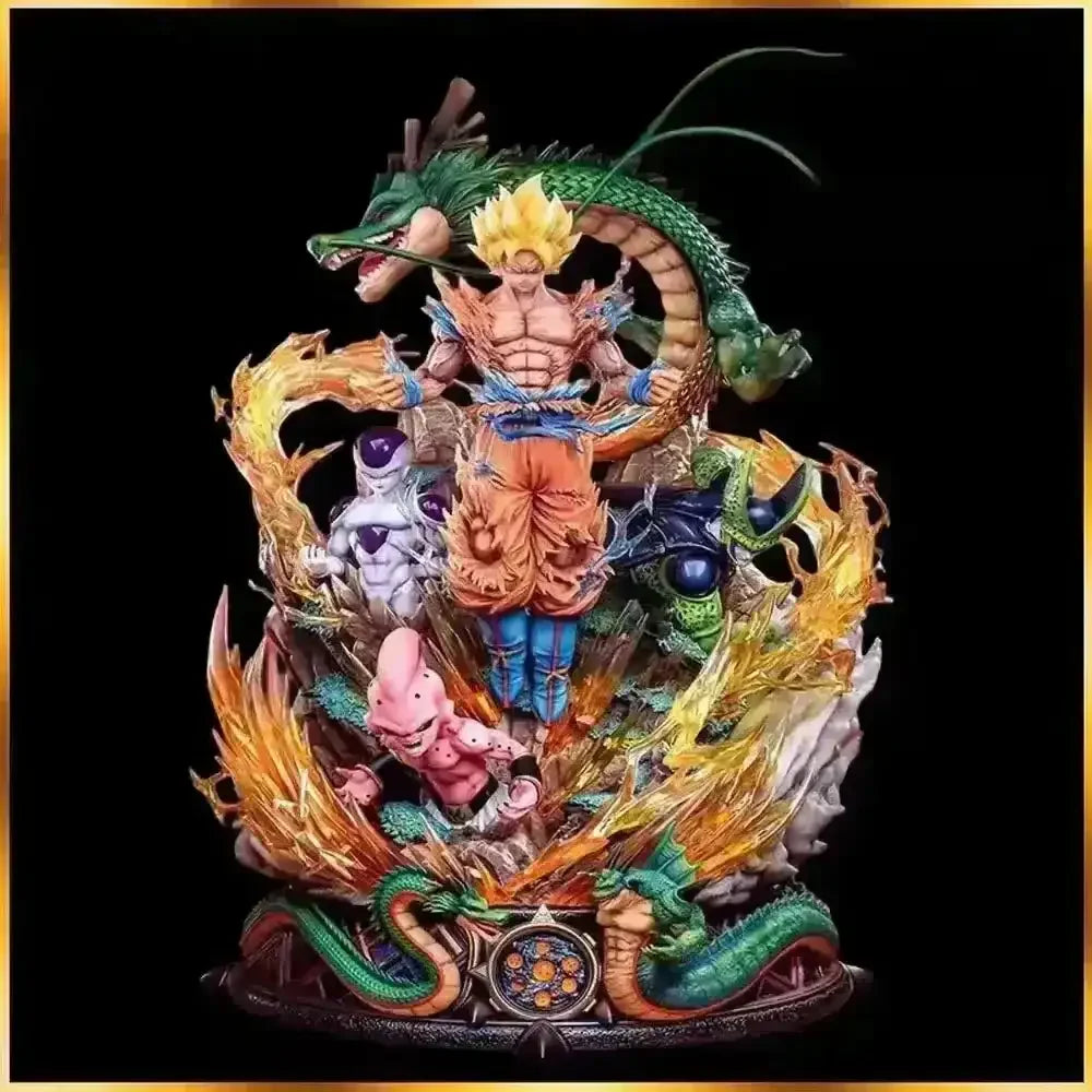 Dragon Ball Z Goku, Frieza, and Shenron Action Figure Set (23 cm) - Bear Hugs