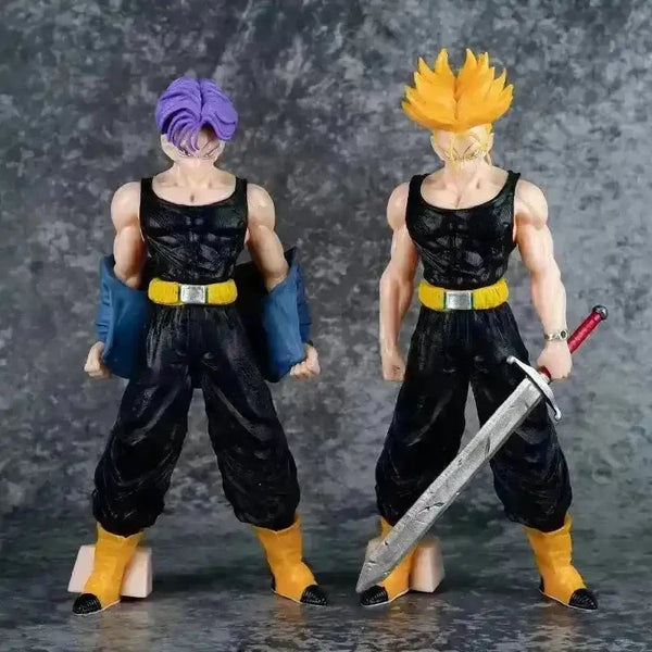 Dragon Ball Z Trunks and Super Saiyan Trunks Figurine (21 cm) - Bear Hugs