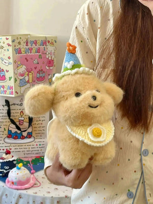 Dressed up Puppy Plushie (21 cm) - Bear Hugs