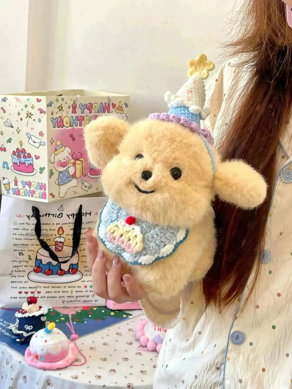 Dressed up Puppy Plushie (21 cm) - Bear Hugs
