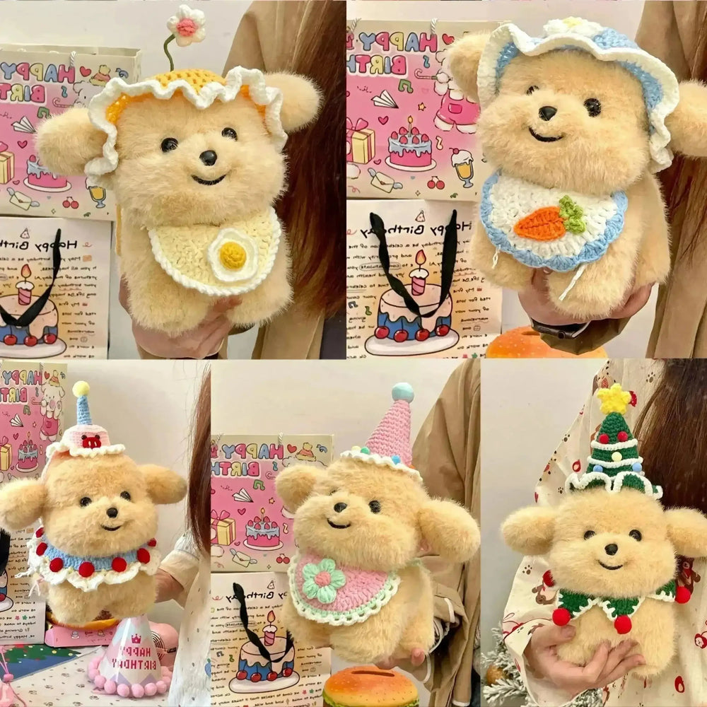 Dressed up Puppy Plushie (21 cm) - Bear Hugs