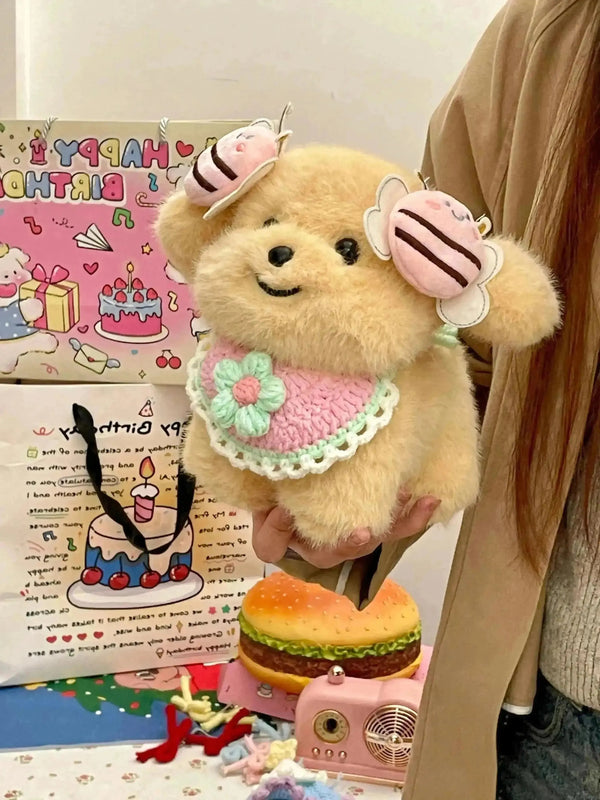 Dressed up Puppy Plushie (21 cm) - Bear Hugs