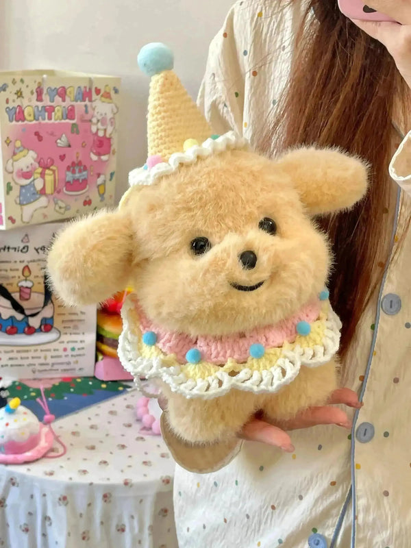 Dressed up Puppy Plushie (21 cm) - Bear Hugs
