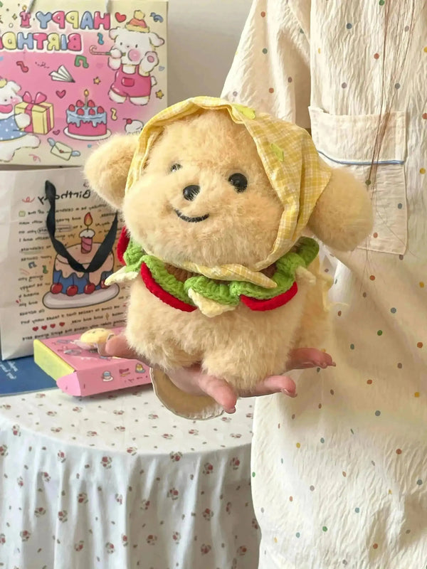 Dressed up Puppy Plushie (21 cm) - Bear Hugs