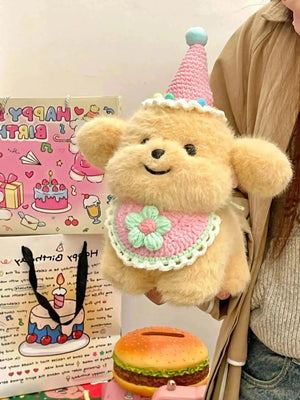Dressed up Puppy Plushie (21 cm) - Bear Hugs