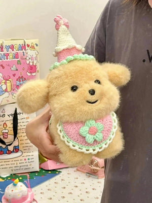 Dressed up Puppy Plushie (21 cm) - Bear Hugs