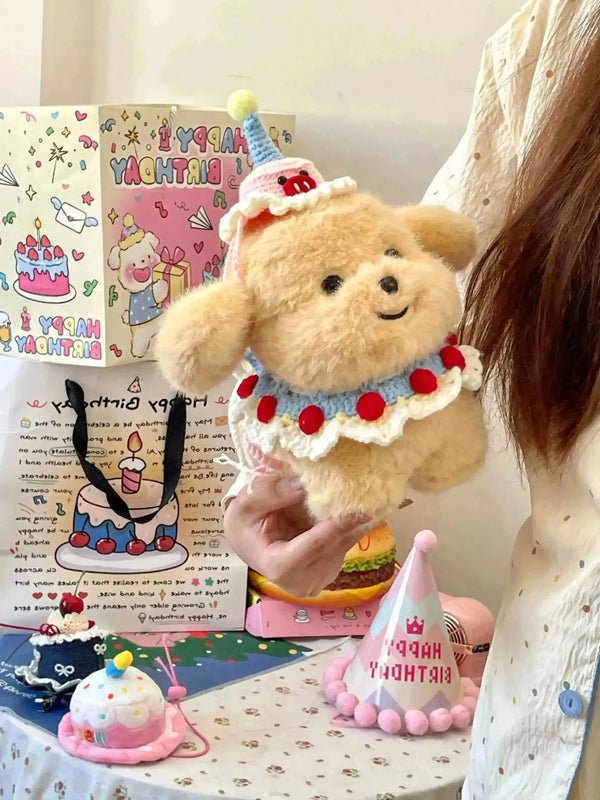 Dressed up Puppy Plushie (21 cm) - Bear Hugs