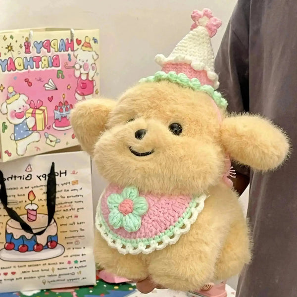 Dressed up Puppy Plushie (21 cm) - Bear Hugs