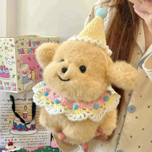 Dressed up Puppy Plushie (21 cm) - Bear Hugs