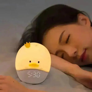 Duck and Bunny Night Lamp with Alarm Clock - Bear Hugs
