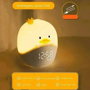 Duck and Bunny Night Lamp with Alarm Clock - Bear Hugs