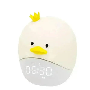 Duck and Bunny Night Lamp with Alarm Clock - Bear Hugs