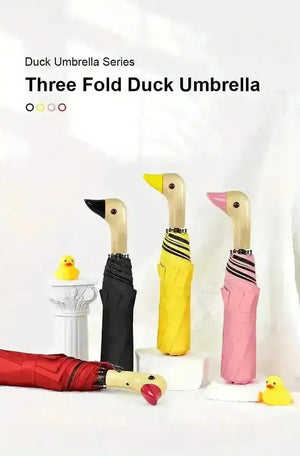 Duck Shaped Three-fold Creative Umbrella - Bear Hugs