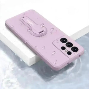 Dynamic Pastel Liquid Silicone Case (For Samsung) - Bear Hugs
