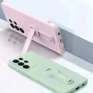 Dynamic Pastel Liquid Silicone Case (For Samsung) - Bear Hugs