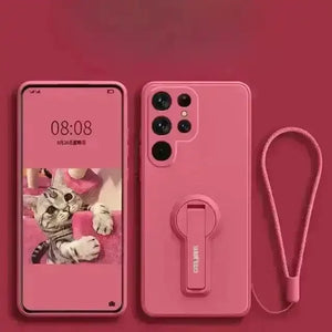 Dynamic Pastel Liquid Silicone Case (For Samsung) - Bear Hugs