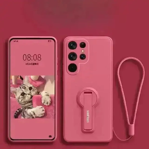 Dynamic Pastel Liquid Silicone Case (For Samsung) - Bear Hugs