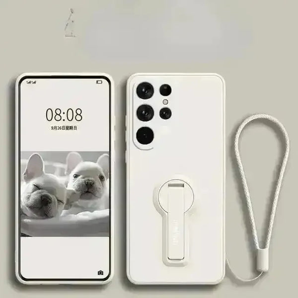 Dynamic Pastel Liquid Silicone Case (For Samsung) - Bear Hugs