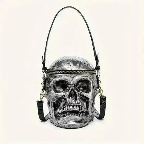 Edgy Punk Skull Mini Bag - Bear Hugs