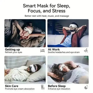 Electric Wireless Music Eye Massager - Bear Hugs