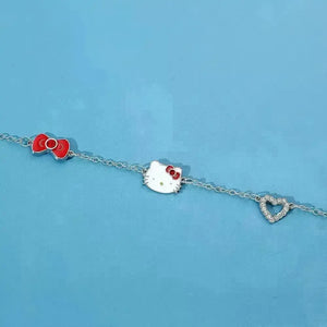 Elegant Hello Kitty Adjustable Bracelet - Bear Hugs