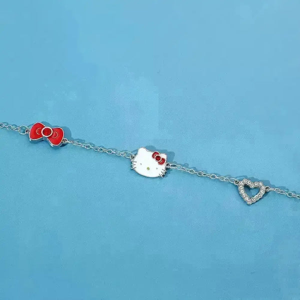 Elegant Hello Kitty Adjustable Bracelet - Bear Hugs