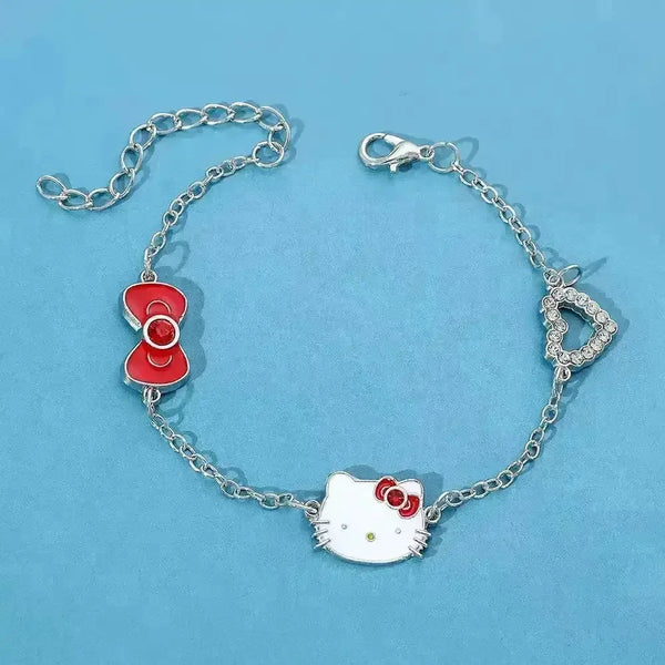 Elegant Hello Kitty Adjustable Bracelet - Bear Hugs