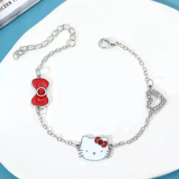 Elegant Hello Kitty Adjustable Bracelet - Bear Hugs