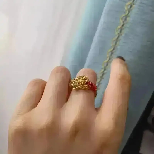 Enchanting Dragon Year Zodiac Ring - Bear Hugs