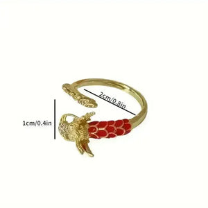 Enchanting Dragon Year Zodiac Ring - Bear Hugs