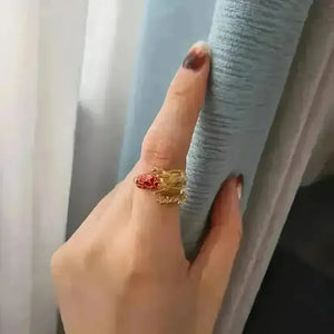 Enchanting Dragon Year Zodiac Ring - Bear Hugs