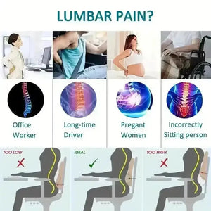 Ergonomic Lumbar Support Pillow - Bear Hugs