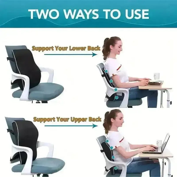 Ergonomic Lumbar Support Pillow - Bear Hugs