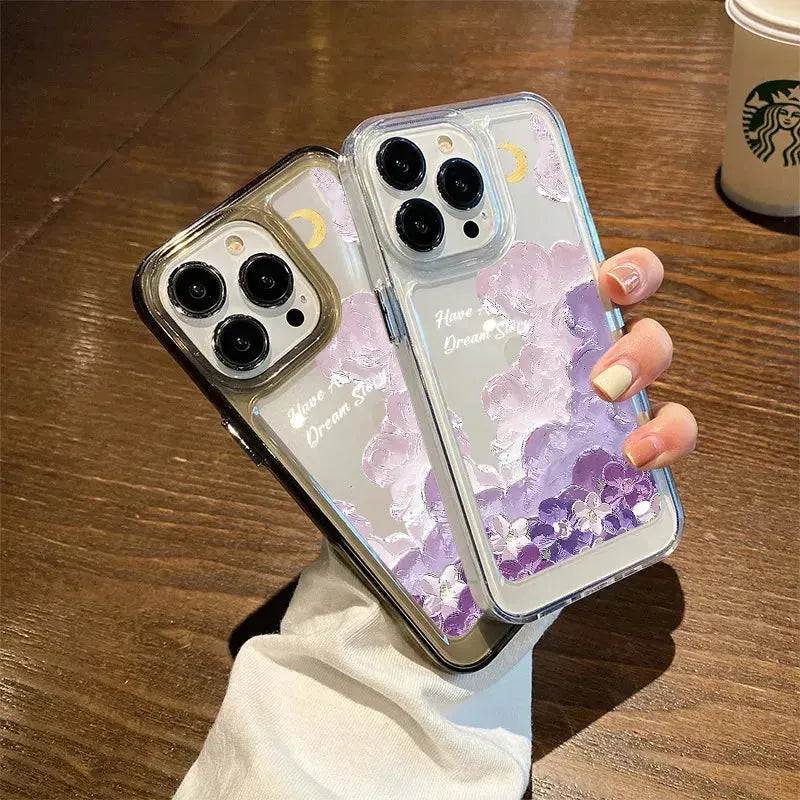 Ethereal Hues Painted Phone Case (For iPhones) - Bear Hugs