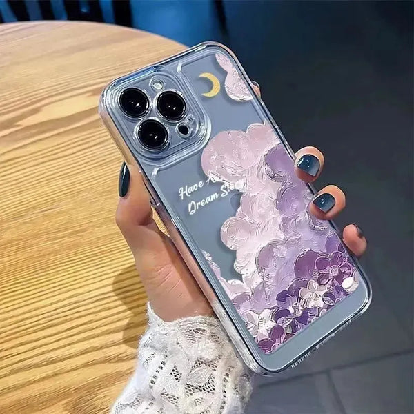 Ethereal Hues Painted Phone Case (For iPhones) - Bear Hugs