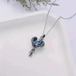Exquisite Phoenix Heart Pendant - Bear Hugs
