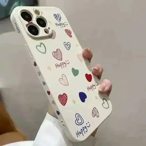 Fashion Rainbow Heart Phone Case (For iPhones) - Bear Hugs