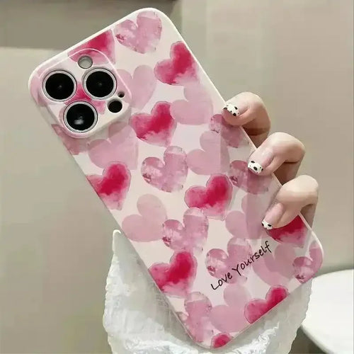 Fashion Rainbow Heart Phone Case (For iPhones) - Bear Hugs