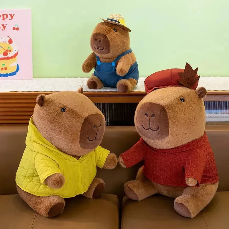 Fashionista Capybara Plushies - Bear Hugs