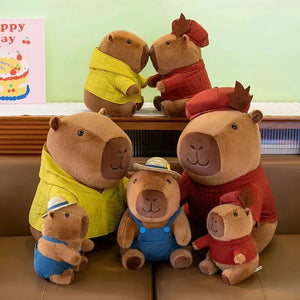 Fashionista Capybara Plushies - Bear Hugs
