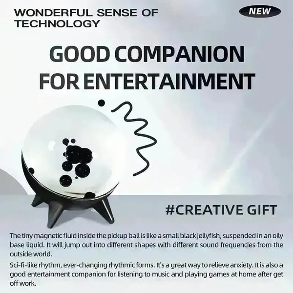 Ferrofluid Symbiote Rhythm Speaker - Bear Hugs