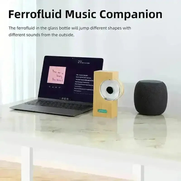 Ferrofluid Symbiote Symphony Display Lamp - Bear Hugs