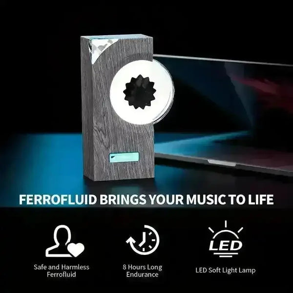 Ferrofluid Symbiote Symphony Display Lamp - Bear Hugs